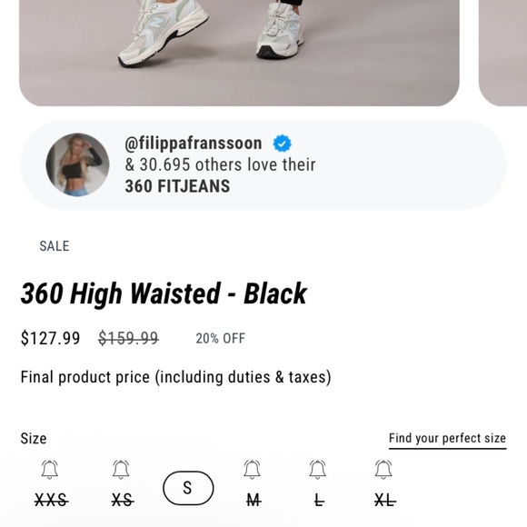 Fitjeans 360 High Waisted - Black - Picture 5 of 14